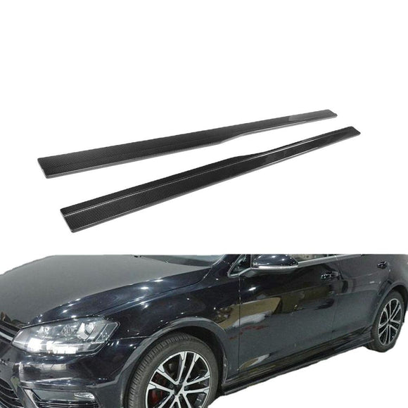Carbon Side Skirts V2 for VW GOLF MK7 R 2014-2019