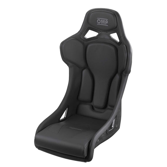 OMP RT Carbon Seat - Leather Black (FIA 8855-1999)