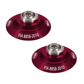 Bell HANS Clip Set - Red FIA8858-2010