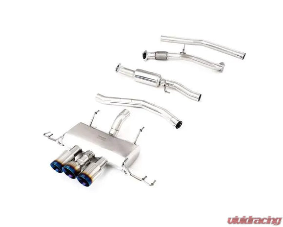 ARMYTRIX Stainless Steel Valvetronic Exhaust System Honda Civic FL5 Type-R 2.0L Turbo 2023+ - Blue Coated