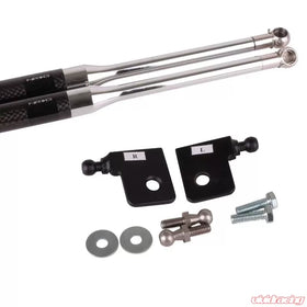 NRG Carbon Fiber Hood Damper Kit - 02+ Acura RSX (Half Pressure Shocks for CF Hood) - 0