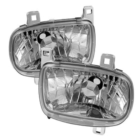 Spyder Mazda RX-7 93-97 Crystal Headlights Chrome HD-YD-MRX793-C
