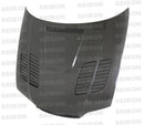 Seibon 02-05 BMW E46 2dr GTR-Style Carbon Fiber Hood-1