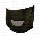 Seibon 03-07 Mitsubishi Evo 8 & 9 OEM Carbon Fiber Hood-1