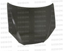 Seibon 08-12 Hyundai Genesis Coupe OEM Carbon Fiber Hood-1