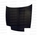 Seibon 89-94 Nissan 180SX/240SX  OEM Carbon Fiber Hood-1