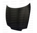 Seibon 93-98 Toyota Supra (JZA80L) OEM-Style Carbon Fiber Hood-1