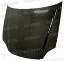 Seibon 99-00 Honda Civic OEM Carbon Fiber Hood-1