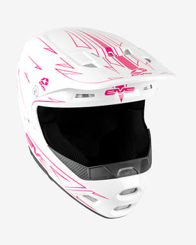 EVS T3 Pinner Helmet 50-50 White/Pink/Black Youth - Medium - 0