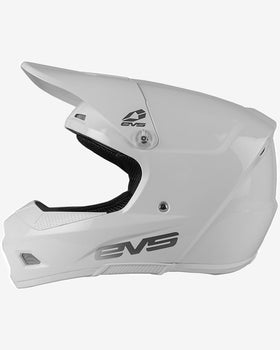 EVS T3 Solid Helmet White Youth - Small