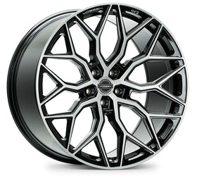 VOSSEN HF2 22 X 12 +25 5 X 120 SUPER DEEP CB74.1 BRUSHED GLOSS BLACK