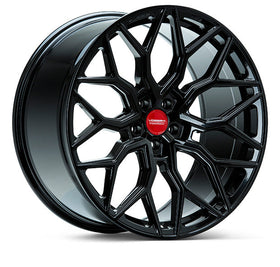 VOSSEN HF2 22 X 10.5 +20 5 X 130 DEEP CB84.1 GLOSS BLACK