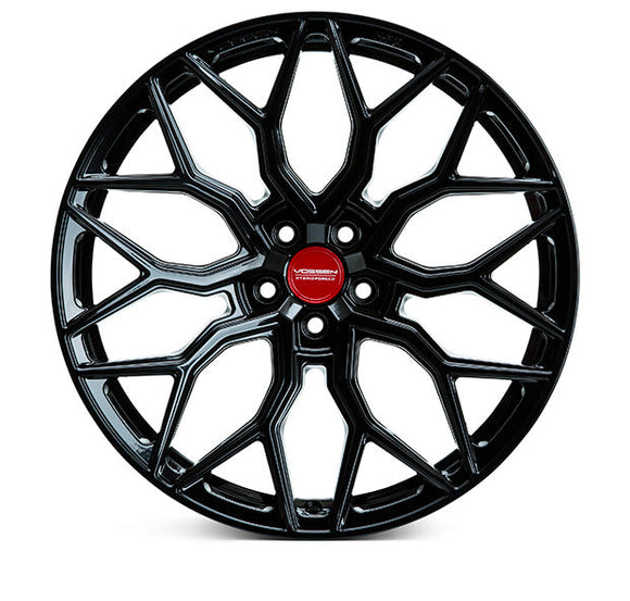 VOSSEN HF2 22 X 10.5 +20 5-130 DEEP CB84.1 GLOSS BLACK