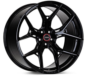 VOSSEN HF5 22 X 10.5 +27 5-127 DEEP CB71.5 GLOSS BLACK