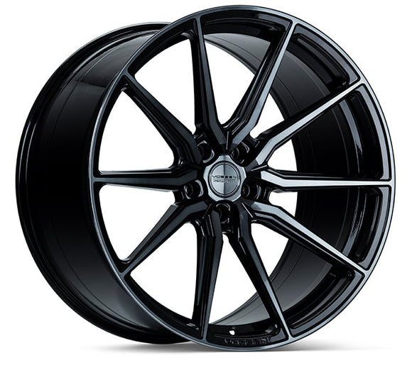 VOSSEN HF3 19 X 9.5 +35 5-112 DEEP CB66.56 TINTED GLOSS BLACK