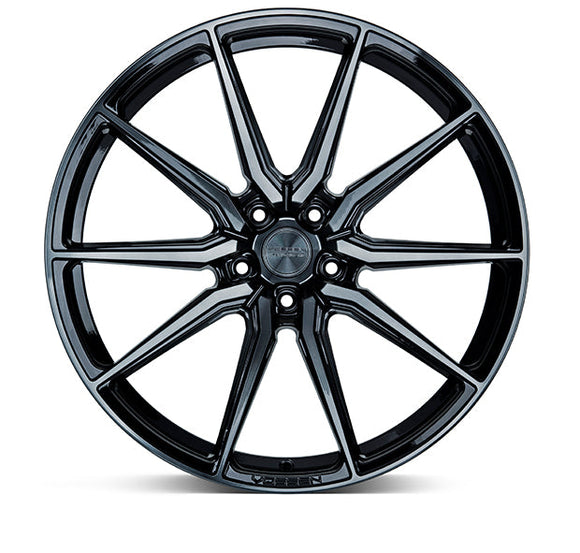 VOSSEN HF3 22 X 12 +25 5-120 SUPER DEEP CB74.1 TINTED GLOSS BLACK