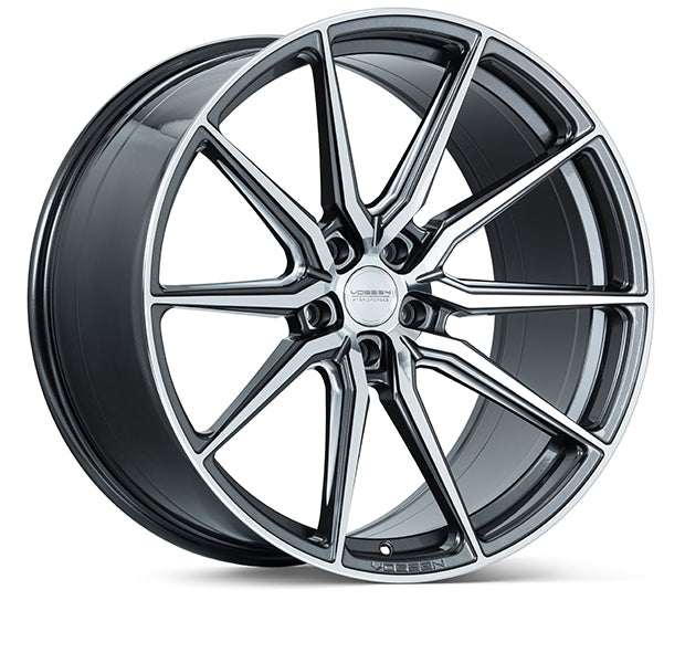VOSSEN HF3 20 X 9 +32 5 X 112 FLAT CB66.56 GLOSS GRAPHITE POLISHED