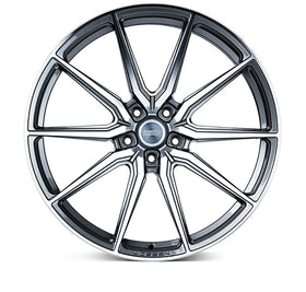 VOSSEN HF3 19 X 8.5 +30 5-112 FLAT CB66.56 GLOSS GRAPHITE POLISHED - 0