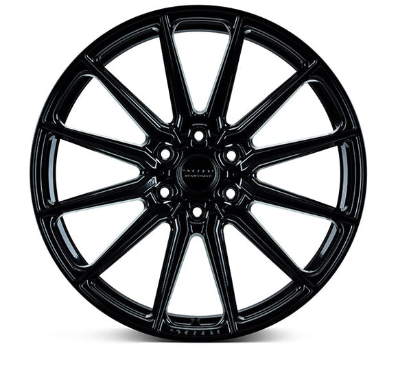 VOSSEN HF61 20 X 9.5 +15 6-139.7 DEEP CB106.1 GLOSS BLACK