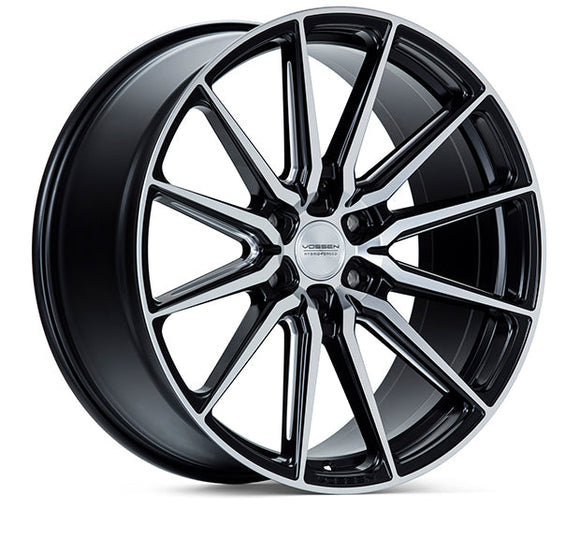 VOSSEN HF61 22 X 9.5 +20 6-135 DEEP CB87.1 BRUSHED MATTE BLACK