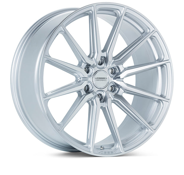 VOSSEN HF61 22 X 9.5 +20 6 X 139.7 DEEP CB106.1 SILVER POLISHED