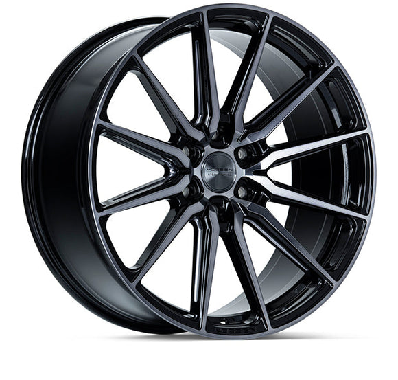 VOSSEN HF61 22 X 9.5 +20 6-139.7 DEEP CB106.1 TINTED GLOSS BLACK