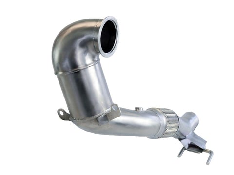 Bull-X MK7 GTI/Golf R/ 8V A3/S3 "EGO-X" Cast 200-Cell Catted Downpipe