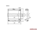 Koyo 86-88 Mazda RX-7 FC NA/Turbo (MT) Radiator-2