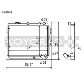 Koyo 83-85  Mazda RX-7 fits 1.1/1.3L MT (Includes GSL-SE Trim) - 0