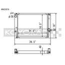 Koyo 88-99 BMW 3-Series inc. E36 M3 (MT / 6 Cyl. ONLY) Radiator-2