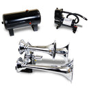 Kleinn Triple Chrome Horn Kit w/ 150 PSI Air Compressor / 1.5 gal Air Tank-1