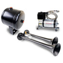 Kleinn Dual Black Horn Kit w/ 120 PSI Air Compressor / 0.5 gal Air Tank-1