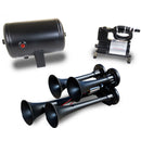 Kleinn Quad Black Horn Kit w/ 130 PSI Air Compressor / 1.0 gal Air Tank-1