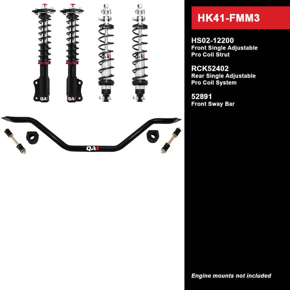HK41-FMM3 Level 1 Full Vehicle Handling Kit, 90-93 Mustang, W/ Shocks
