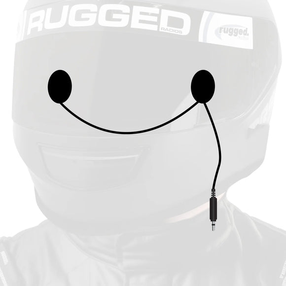 Rugged Radios In-Helmet Speakers with 3.5mm Plug Stereo / Standard