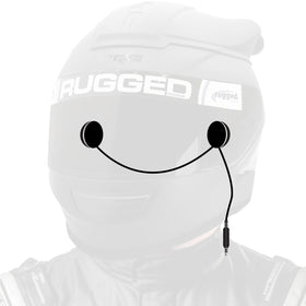 Rugged Radios In-Helmet Speakers with 3.5mm Plug Mono / Standard