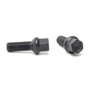 H&R Wheel Bolts 14 X 1.5 / Length 43mm / VW / Audi Ball / Head 17mm - Black - Set of 10-1