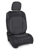 PRP 2018+  Jeep Wrangler JL/2 door/ Non-Rubicon Front Seat Covers (Pair) - Black/Grey-1