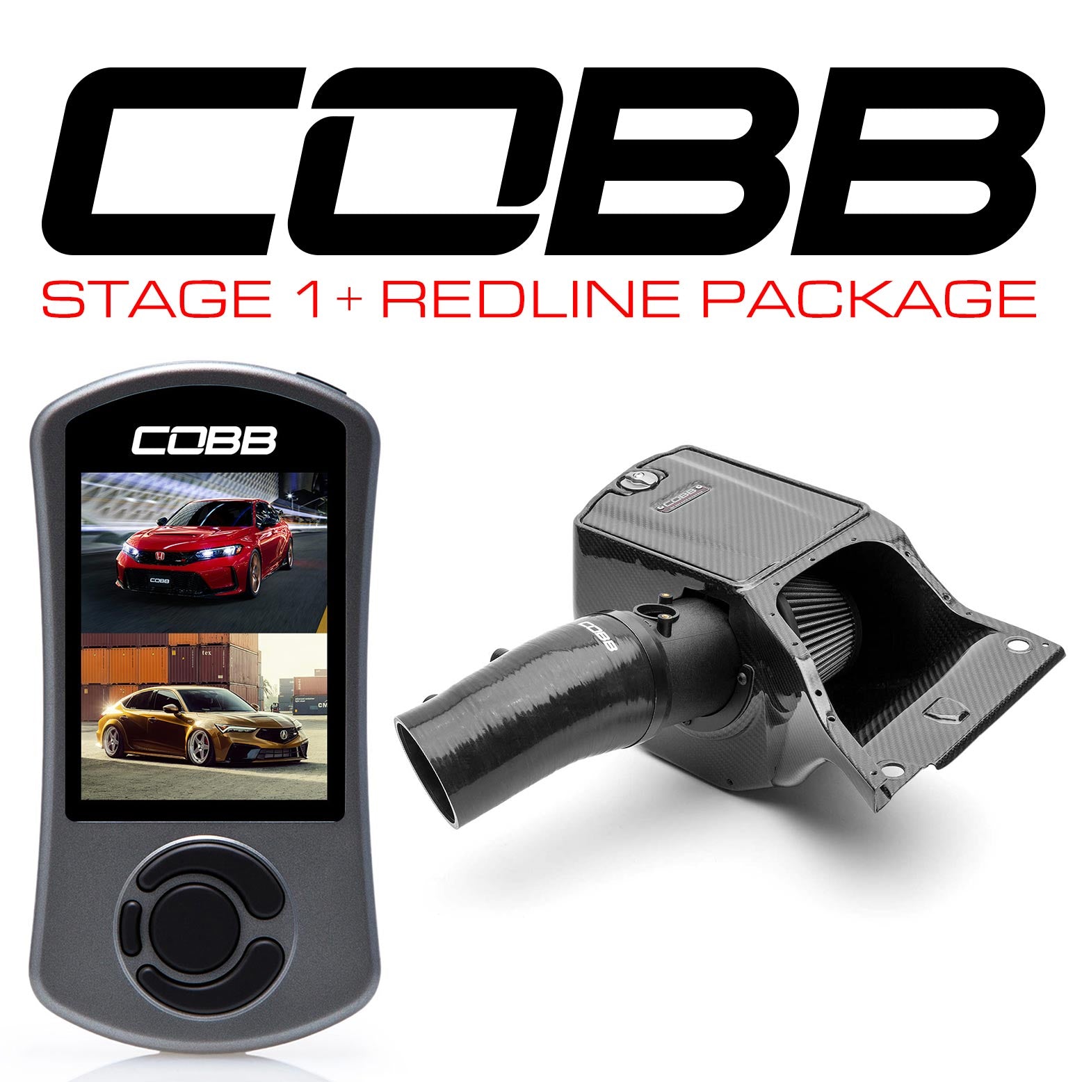 Stage 1 + Redline Carbon Fiber Power Package for Honda Civic Type R (FL5), Acura Integra Type-S (DE5)