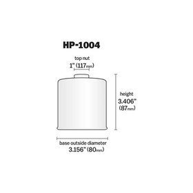 K&N Universal Performance Gold Oil Filter - 0