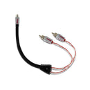 DS18 Level 3 RCA Wire Y Connector 1 Female to 2 Male Black-1