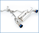 Invidia 02-08 Nissan 350z Gemini Single Layer Titanium Tip Cat-back Exhaust-1
