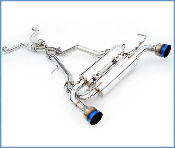 Invidia 02-08 Nissan 350z Gemini Single Layer Titanium Tip Cat-back Exhaust