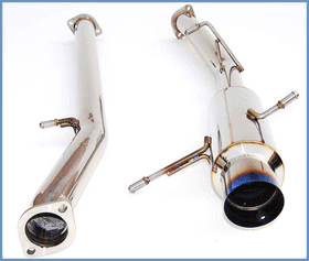 Invidia 02-07 WRX/STi 76mm N1 RACING Titanium Tip Cat-back Exhaust - 0