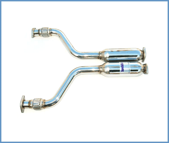 Invidia 03-05 Infiniti FX35/45 Gemini Rolled Titanium Tip Cat-back Exhaust