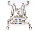 Invidia 03-06 Infiniti G35 Coupe Gemini Rolled Stainless Steel Tip Cat-back Exhaust-1