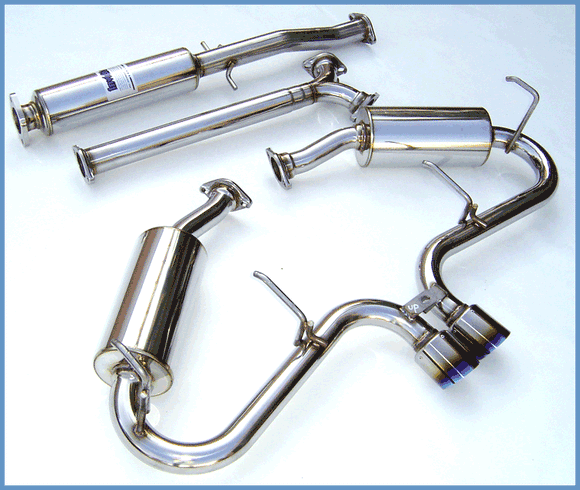 Invidia 03-04 Mini Cooper S 60mm (80mm tip) Titanium Tip Cat-back Exhaust *OVERSIZE SHIPPING*