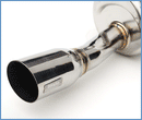 Invidia 03+ Scion xA 60mm (101mm tip) Exhaust (Rear Muffler Only)-2