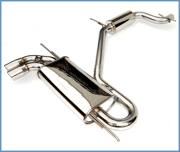 Invidia 05-08 VW Golf GTI Q300 Rolled SS Tip Cat-Back Exhaust