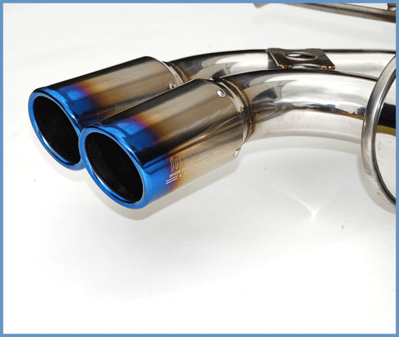 Invidia 05-08 VW Golf GTI Q300 Rolled Titanium Tip Cat-Back Exhaust